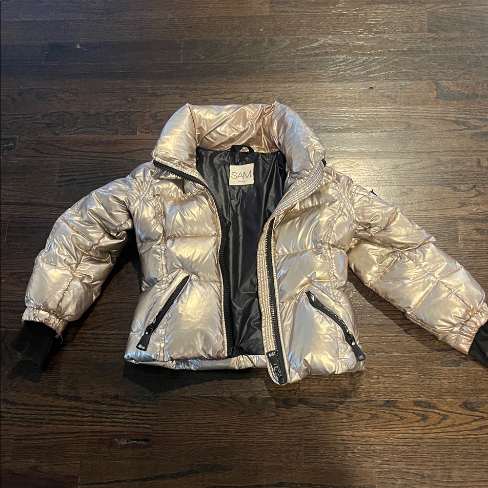 SAM Shiny Gold Puffer Jacket